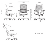 RL Lotto Medium Mesh Back Operator Chair