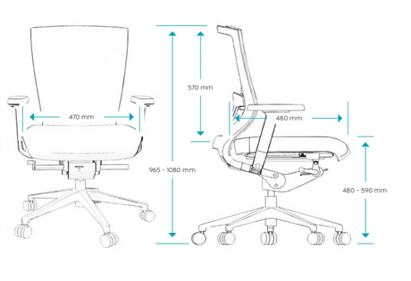 OL Lucca Mesh Back Task Chair
