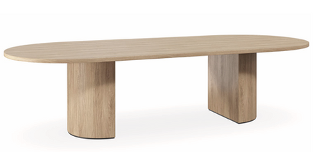 DD Luxor Custom Made D End Boardroom Table