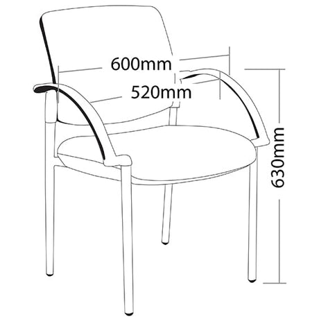 ST Maxi Chrome Legs Hospital & Age Care Chair