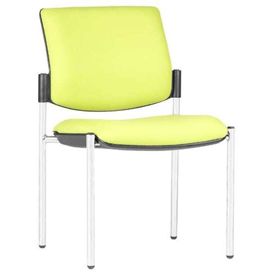 ST Maxi Chrome 4 Leg Upholstered Hospitality Chair