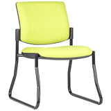 ST Maxi Black Sled Base Upholstered Hospitality Chair