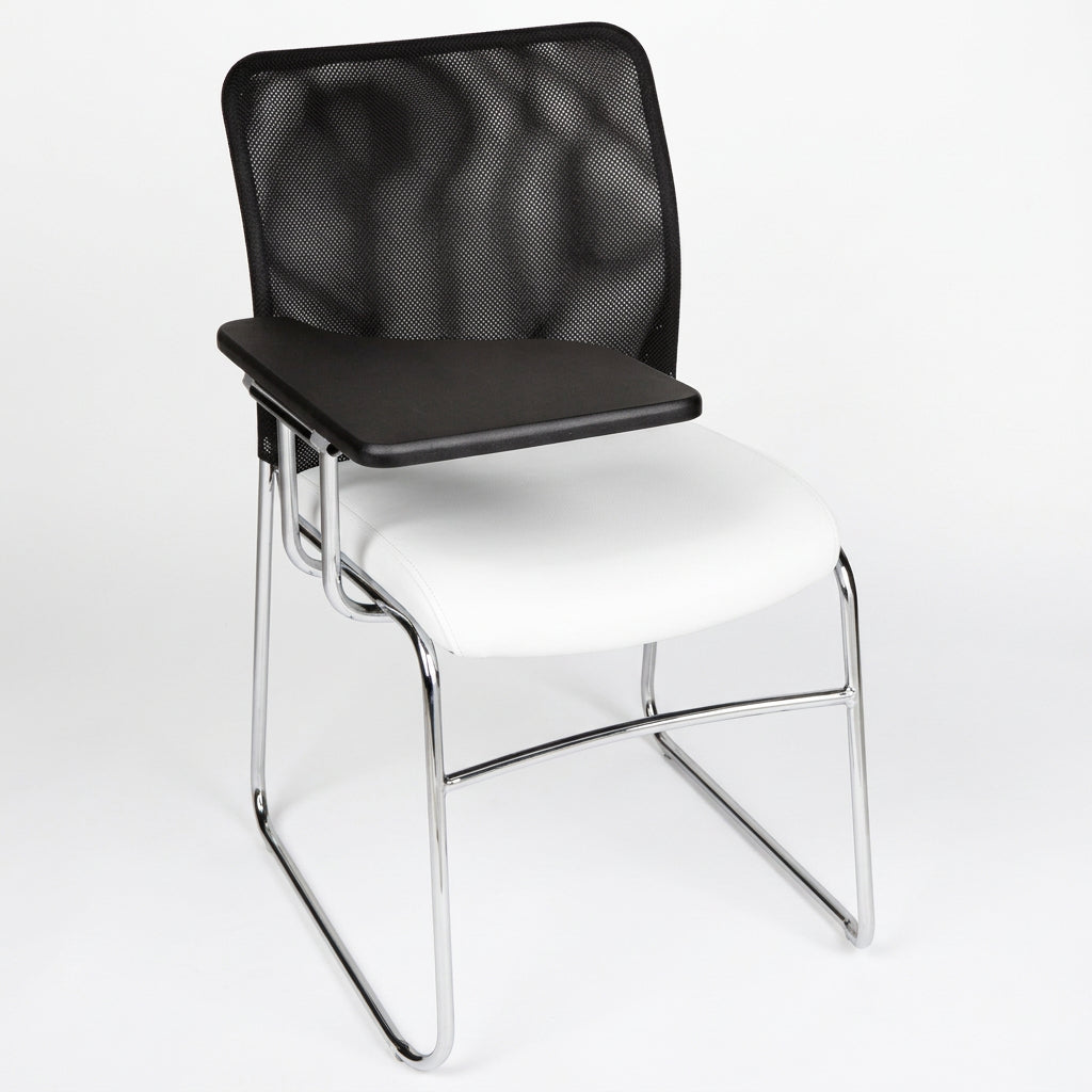 MA Martin Chrome Sled Base Stackable Meshback Lecture Chair