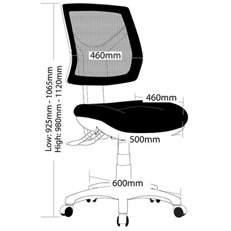 ST Avoca Mesh High Back Task Chair