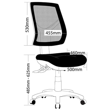 ST Avoca Mesh High Back Ergonomic Task Chair