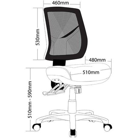 ST Chelsea Mesh High Back Ergonomic Task Chair