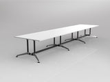 OL Modulus Twin Post Collar leg Boardroom Table