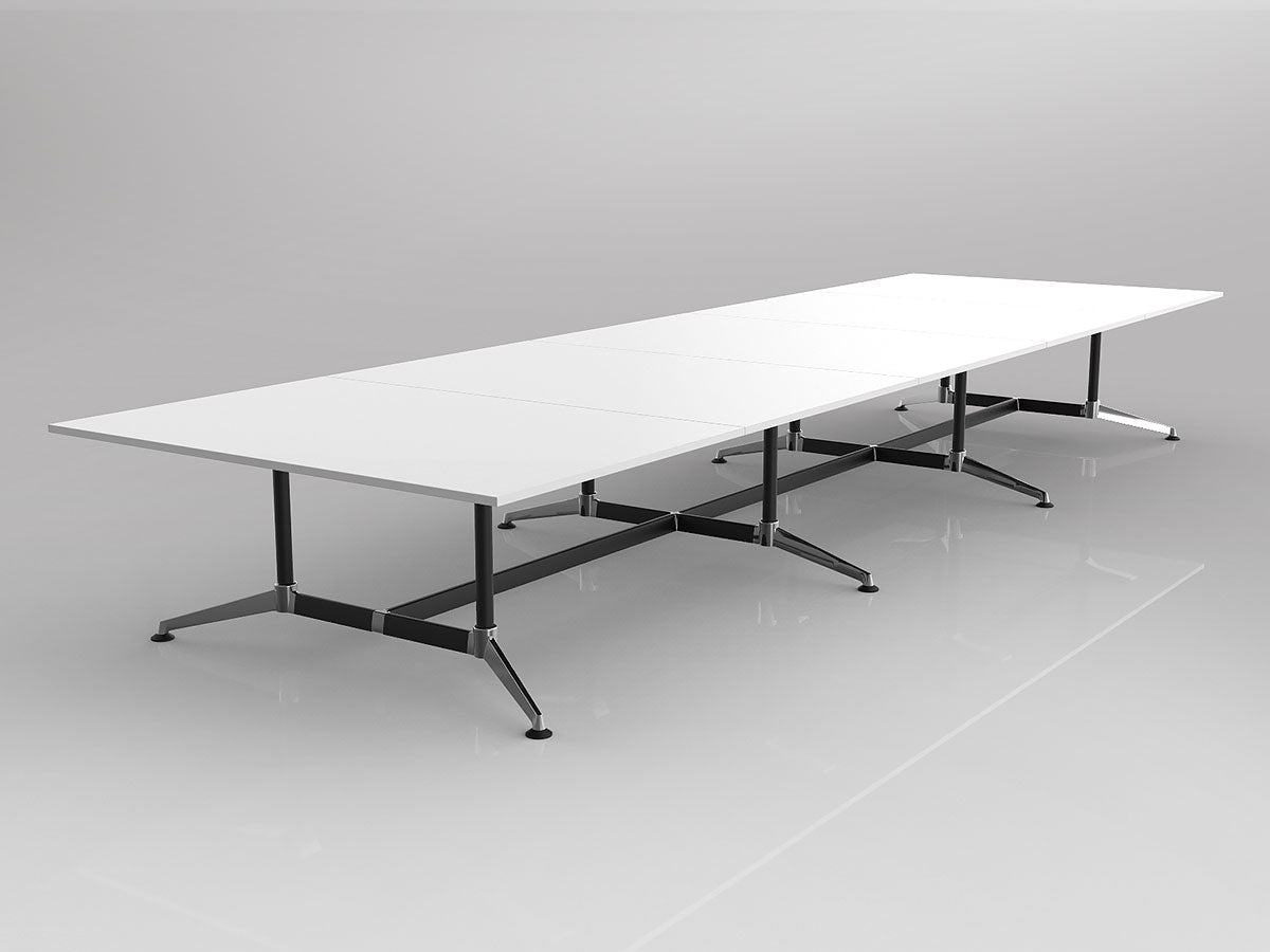 OL Modulus Twin Post Collar leg Boardroom Table