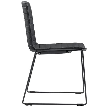 ST Mia PU Leather Upholstered Sled Base Breakout Chair