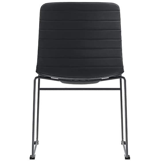 ST Mia PU Leather Upholstered Sled Base Breakout Chair