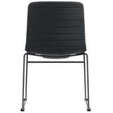 ST Mia PU Leather Upholstered Sled Base Breakout Chair