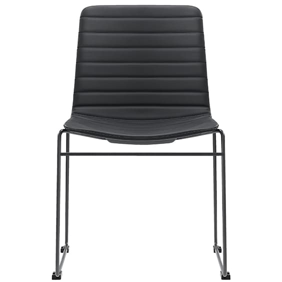 ST Mia PU Leather Upholstered Sled Base Breakout Chair