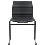 ST Mia PU Leather Upholstered Sled Base Breakout Chair