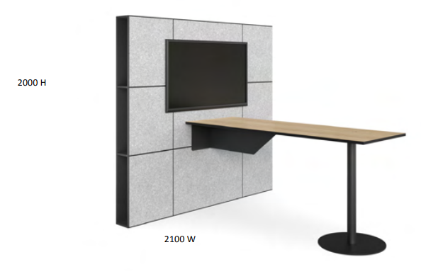 DD Multimedia Acoustic Wall and Table