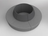 OL Motion Disc 6 Seater Lounge for Reception Area