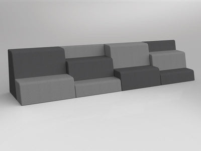 OL Motion Grandstand 4 Seater Breakout Area Tiered Seating