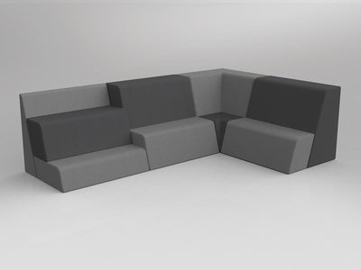 OL Motion Grandstand 3 Seater Reception Area Tiered Seating