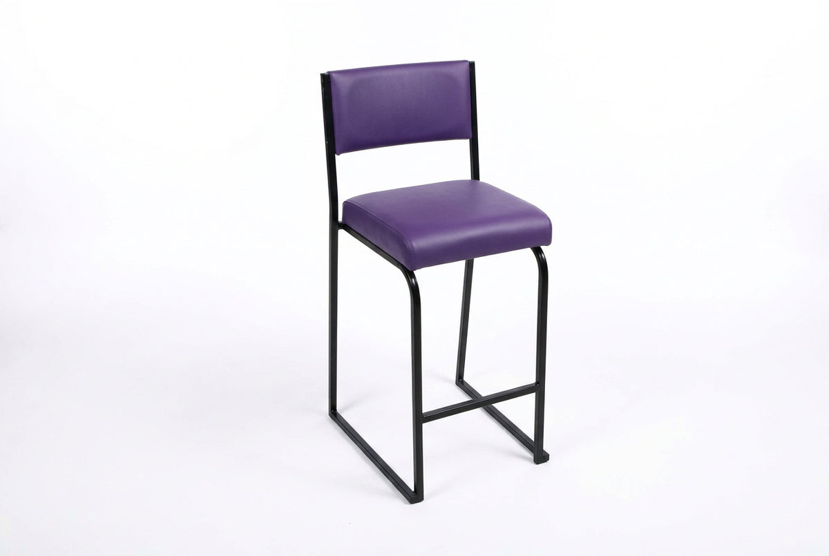 MA Machinest Fabric or Vinyl Upholstered Stackable Bar Stool