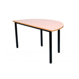 MA Modular Round Leg Half Circle Conference Table End