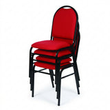 MA Montage Extra Fabric or Vinyl Upholstered Stackable Multi Use Chair