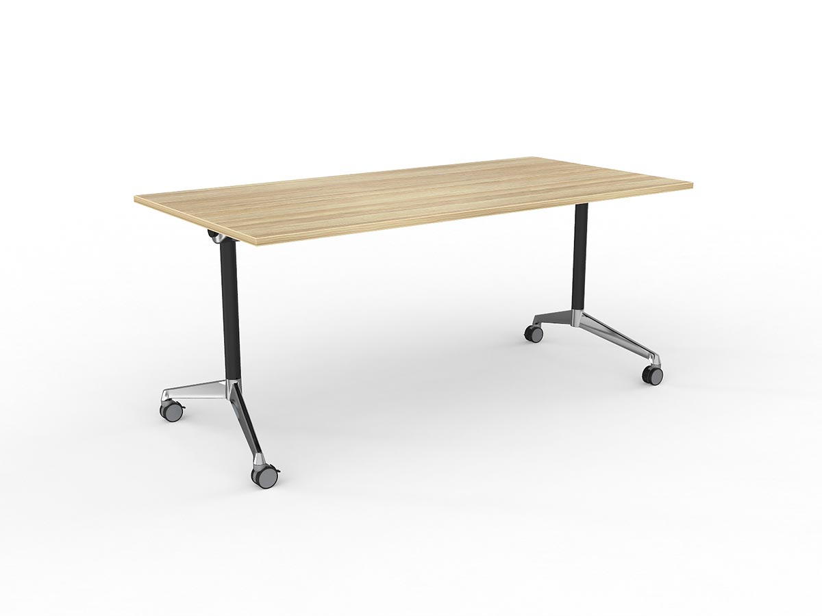 OL Modulus Castor Leg Meeting Table – Oak Top