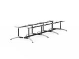 OL Modulus Meeting Table Twin Post Triple Span Frame