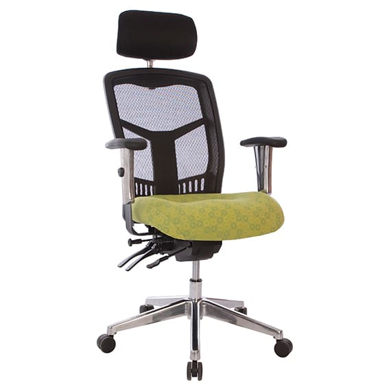 ST Multi Multishift Meshback Executive Chair with Headrest