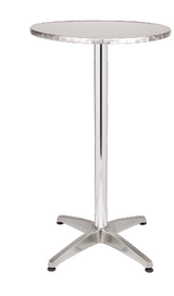 MA Milan Aluminium Base Hospitality Outdoor Round Bar Table