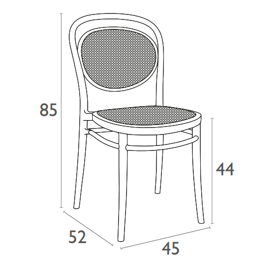 FL Air 9 Piece Dining Setting with Marcel Chairs