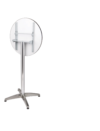 MA Aluminium Top Round Nesting & Folding Café Table
