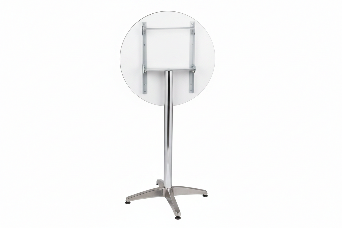 MA Aluminium Top Round Nesting & Folding Café Table