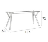 FL Max 180 Hospitality Outdoor Dining Table