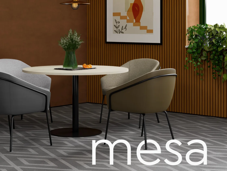 OL Mesa Fabric Upholstered Breakout Armchair