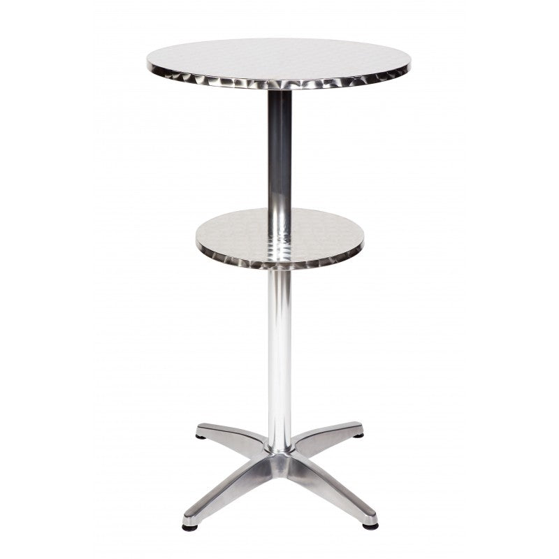 MA Milan Aluminium Base Round Bar Table