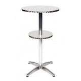 MA Milan Aluminium Base Round Bar Table