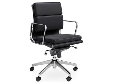 DD Milano Mid Back Task Chair with Chrome Base