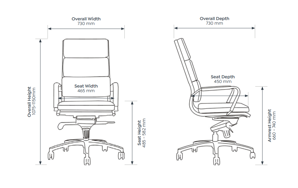 OL Mode PU Upholstered High Back Boardroom Chair