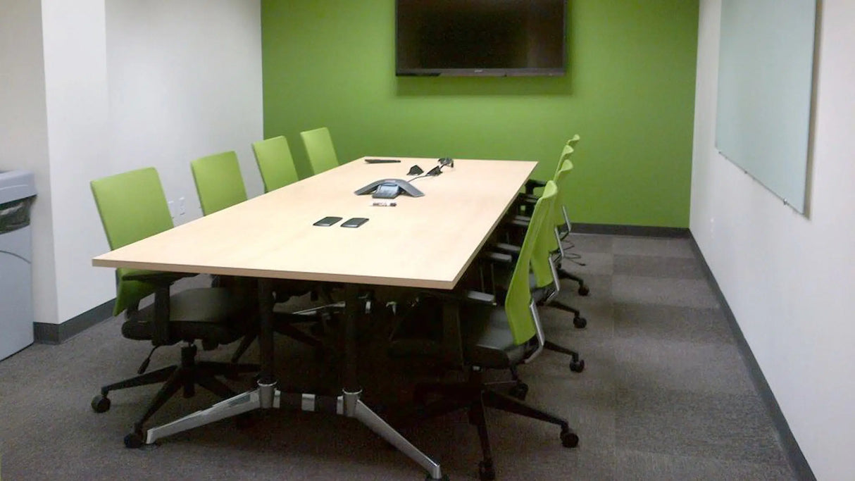 OL Modulus Meeting Table Twin Post Triple Span Frame