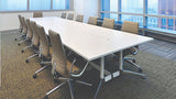 OL Modulus Meeting Table Twin Post Triple Span Frame