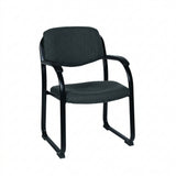MA Morgan Fabric or Vinyl Upholstered Sled Base Visitor Armchair