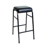 MA Nice Fabric or Vinyl Upholstered Stackable Bar Stool