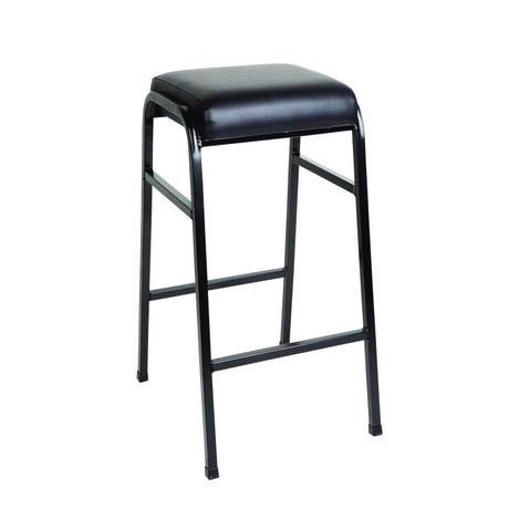 MA Nice Fabric or Vinyl Upholstered Stackable Bar Stool