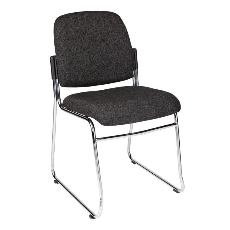 MA Nova Fabric Upholstered Chrome Based Stackable Visitor Chair