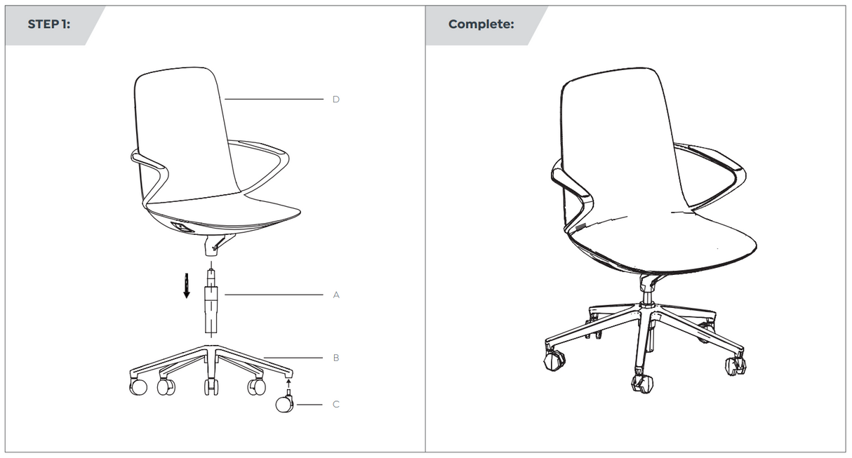 OL Nico Genuine Leather High Back Executive Chair