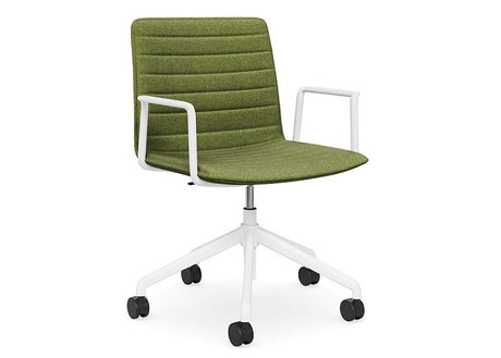 DD Nikola Meeting Chair with White Arm Rest