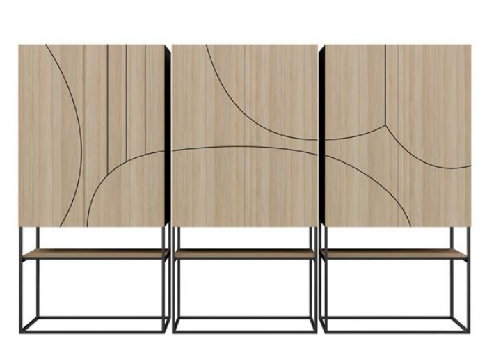 DD Nimbus 2 Door 3 Shelves Cupboard