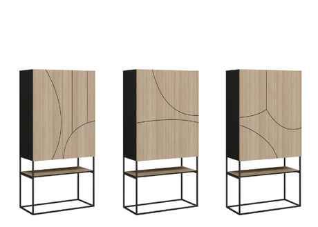 DD Nimbus 2 Door 3 Shelves Cupboard