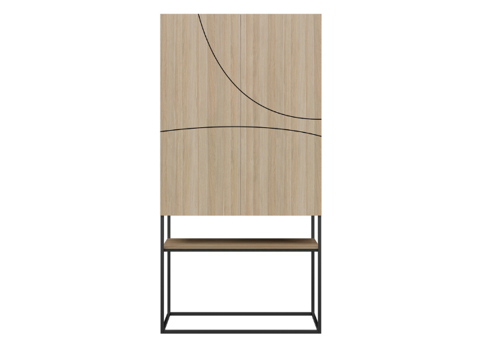 DD Nimbus 2 Door 3 Shelves Cupboard