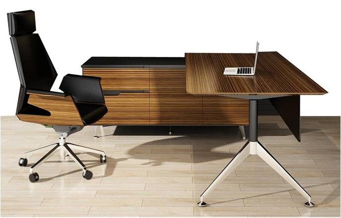 GP Novara Executive Desk With Return