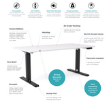 OL AgileMotion Electric Height Adjustable Back to Back 2 User Desk